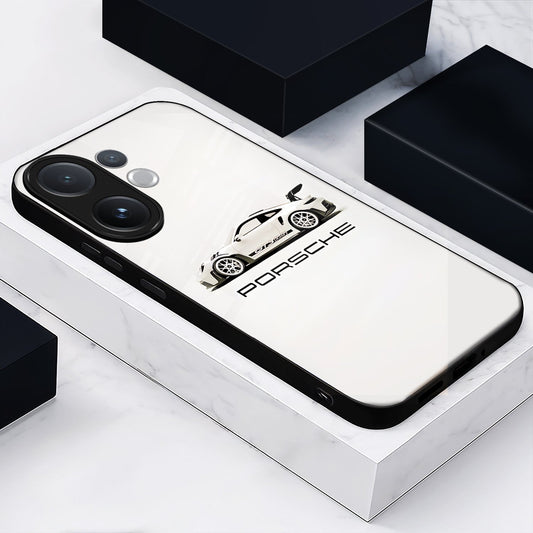Vivo V60 5G Phone case with Porsche logo on a white surface