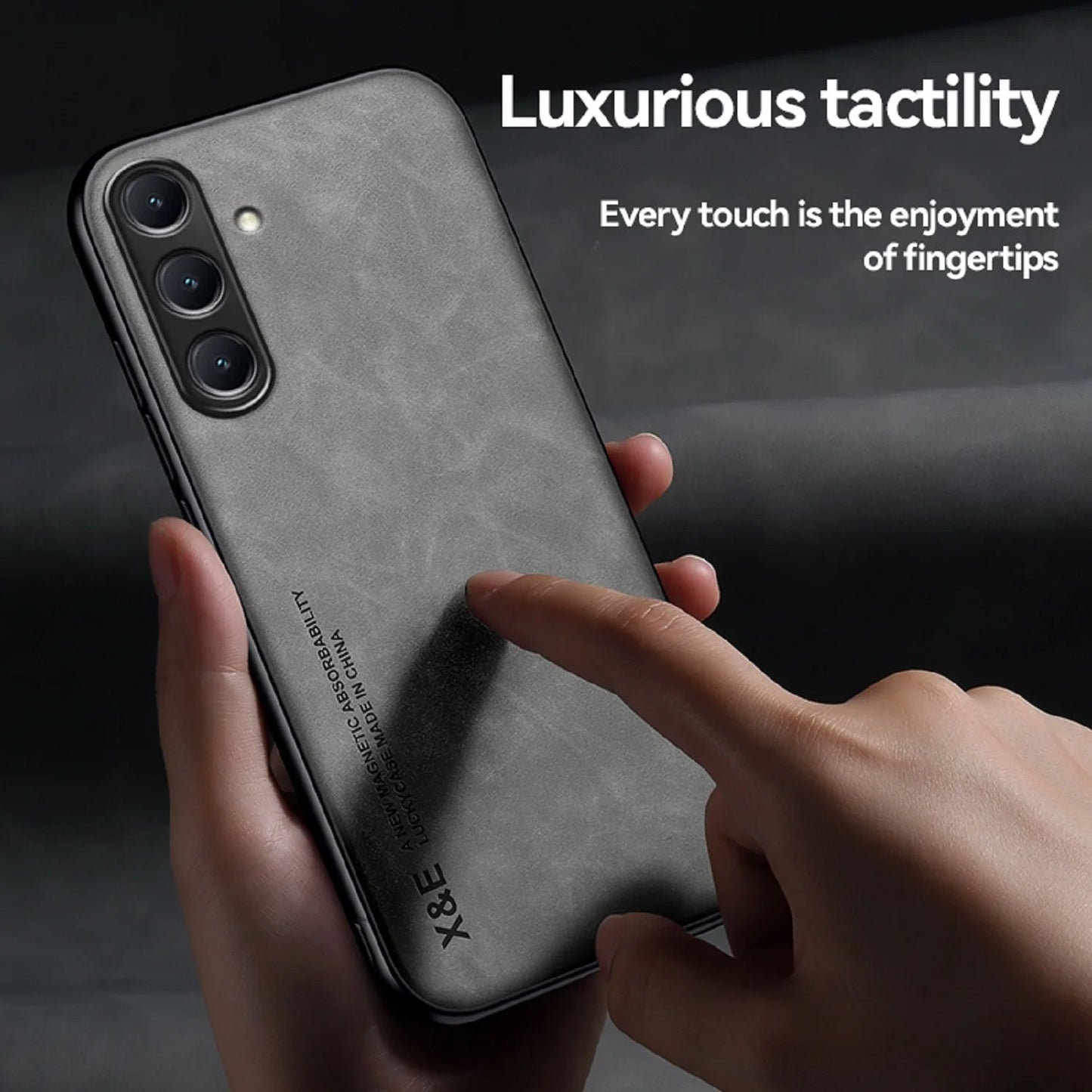 Samsung Galaxy A55 5G Comfortable Touch Sheepskin Leather Case (Buy 1 Get 1 Surprise Cover)