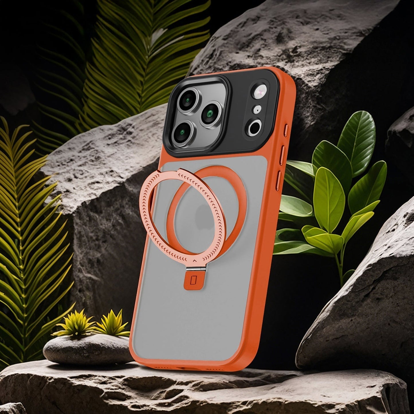 iPhone 17 Pro & 17 Pro Max Magnetic Defender Ring Stand Magsafe Case