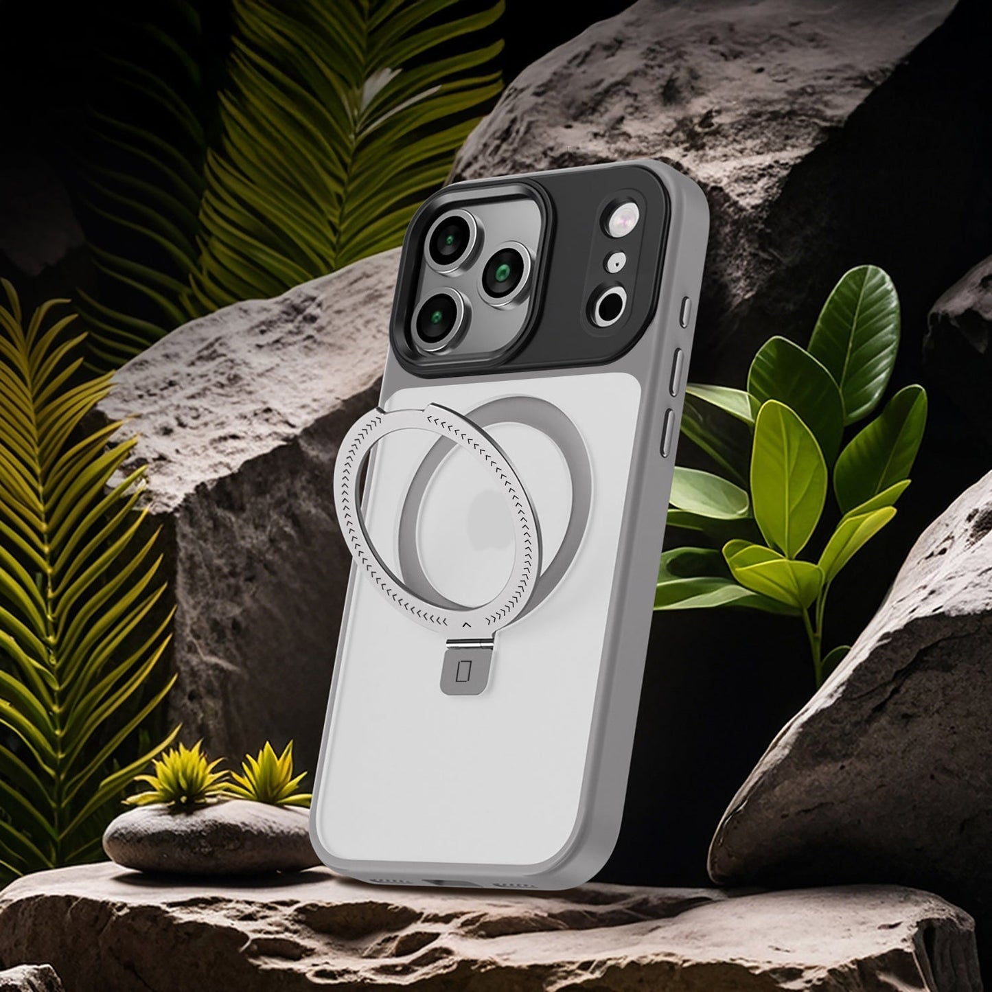 iPhone 17 Pro & 17 Pro Max Magnetic Defender Ring Stand Magsafe Case