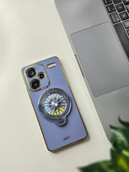 Redmi Note 13 Pro+ 5G Best Selling Stress Buster Wheel Silicone Scratch Resistant Back Case