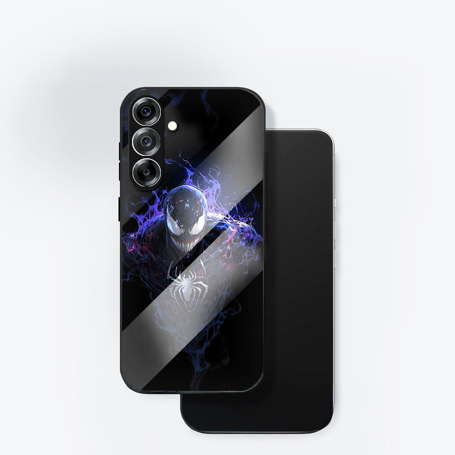 Samsung Galaxy A56 5G Premium Acrylic Shockproof Glass Back Case (Neon Predator)