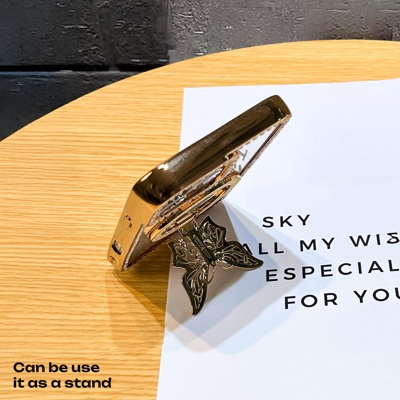 Samsung Galaxy A36 5G Premium Butterfly Stand Airbags Case