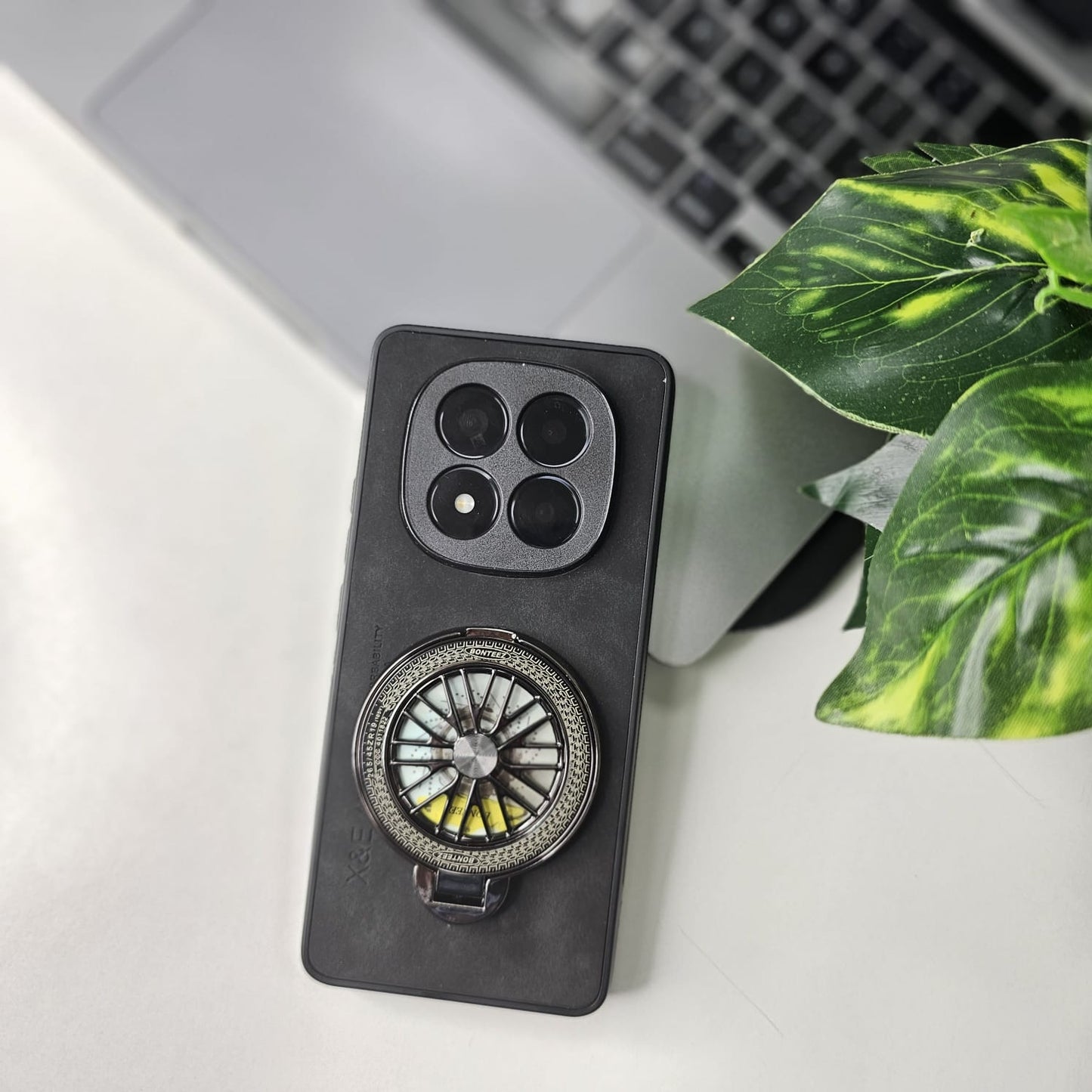 Redmi Note 14 Pro+ 5G Best Selling Stress Buster Wheel Comfortable Touch Sheepskin Scratch Resistant Back Case