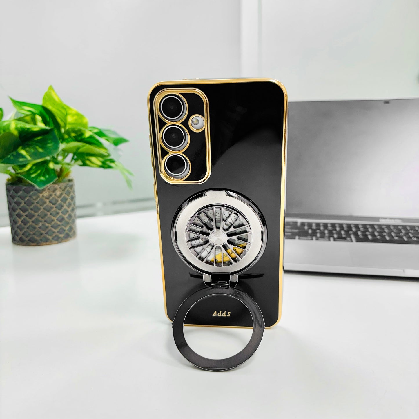 Samsung Galaxy S24 FE 5G Best Selling Stress Buster Wheel Silicone Scratch Resistant Back Case