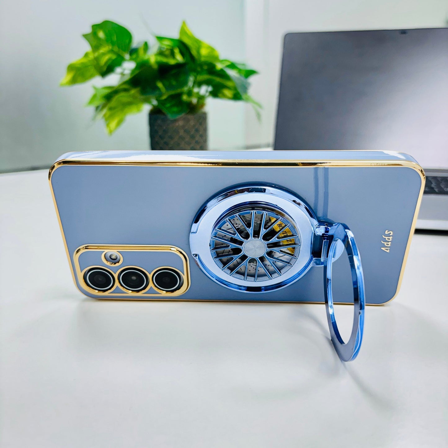 Samsung Galaxy A55 5G Best Selling Stress Buster Wheel Silicone Scratch Resistant Back Case