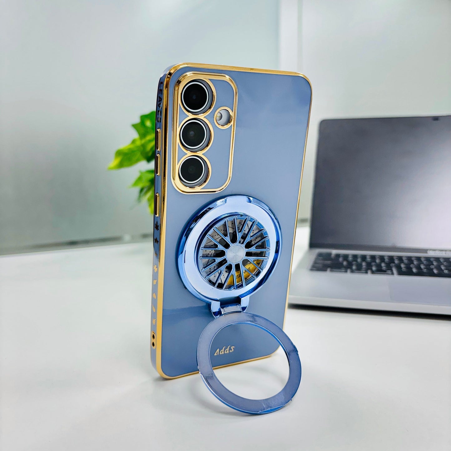 Samsung Galaxy A55 5G Best Selling Stress Buster Wheel Silicone Scratch Resistant Back Case