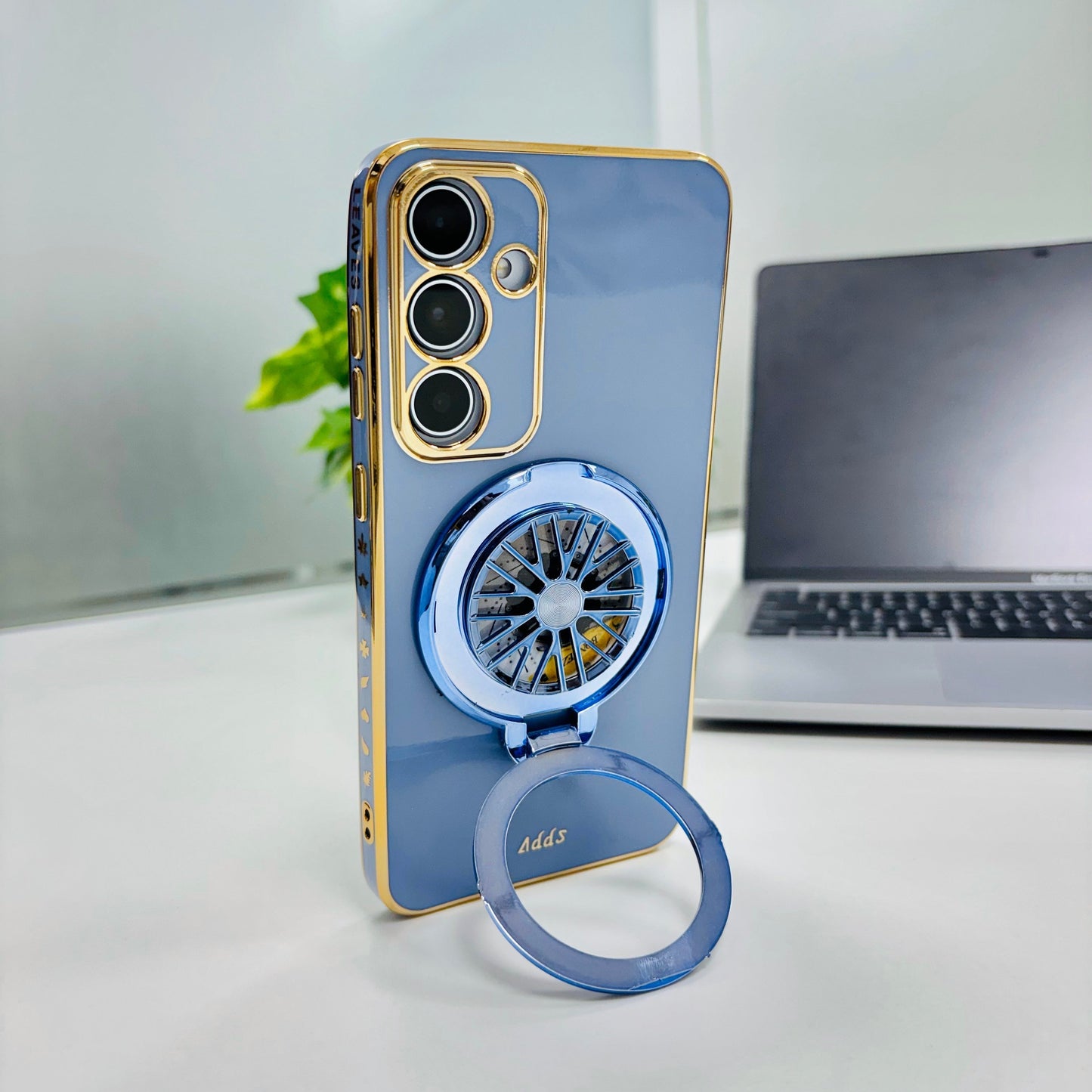 Samsung Galaxy A55 5G Best Selling Stress Buster Wheel Silicone Scratch Resistant Back Case