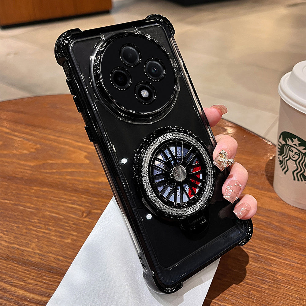 Oppo F27 Pro+ 5G Premium Stress Buster Wheel Rotating Shockproof Airbags Case