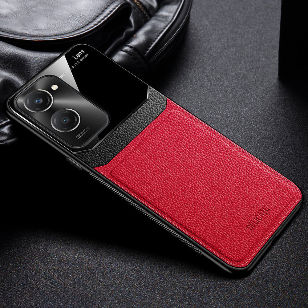 Vivo Y28s 5G Premium Leather Lens Protective Case