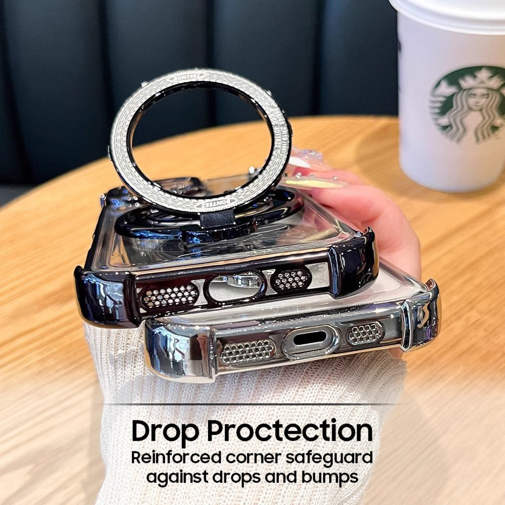 Oppo Reno10 5G Premium Stress Buster Wheel Rotating Shockproof Airbags Case