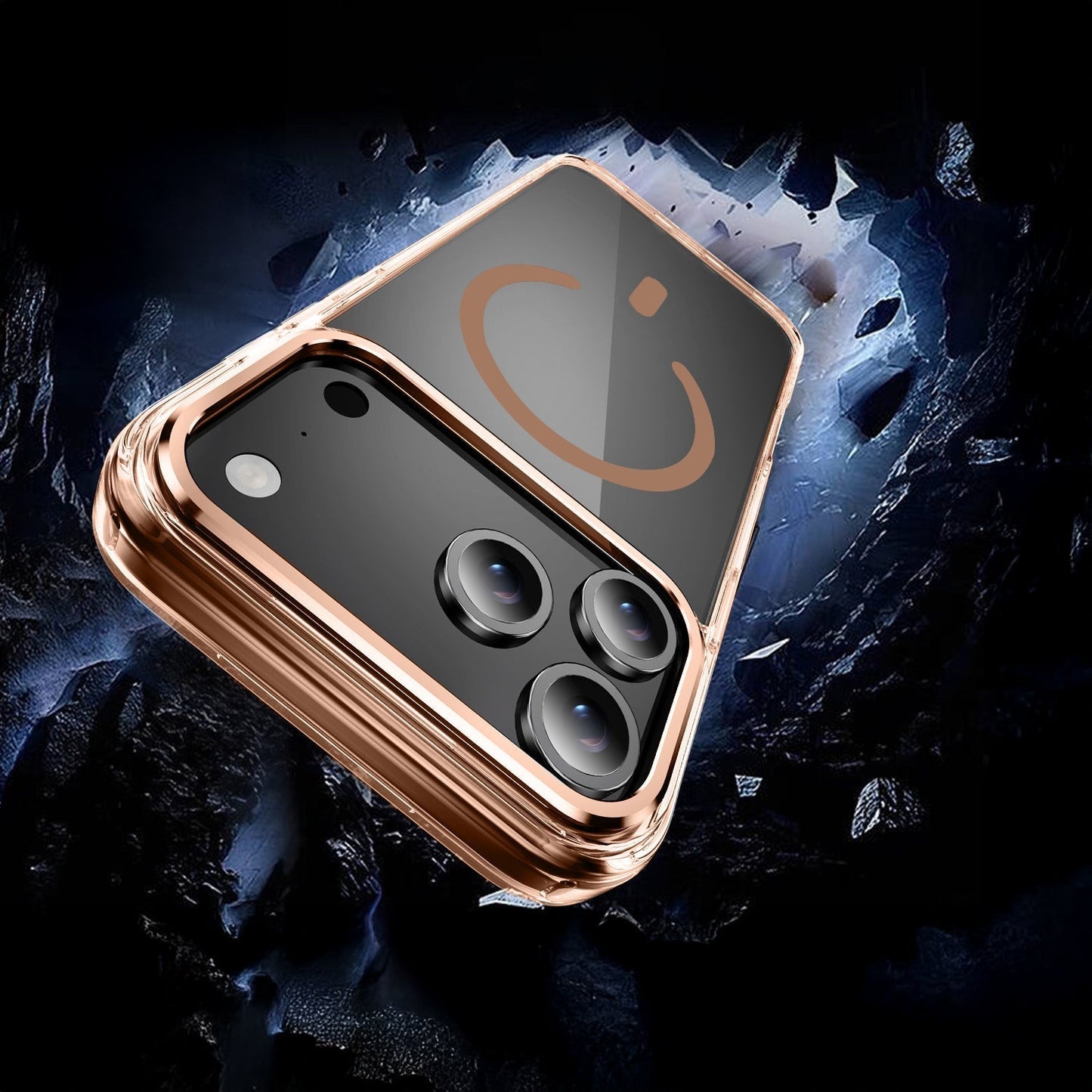 iPhone 17 Pro & 17 Pro Max Electroplating Hybrid Shockproof Bumper Magsafe Case