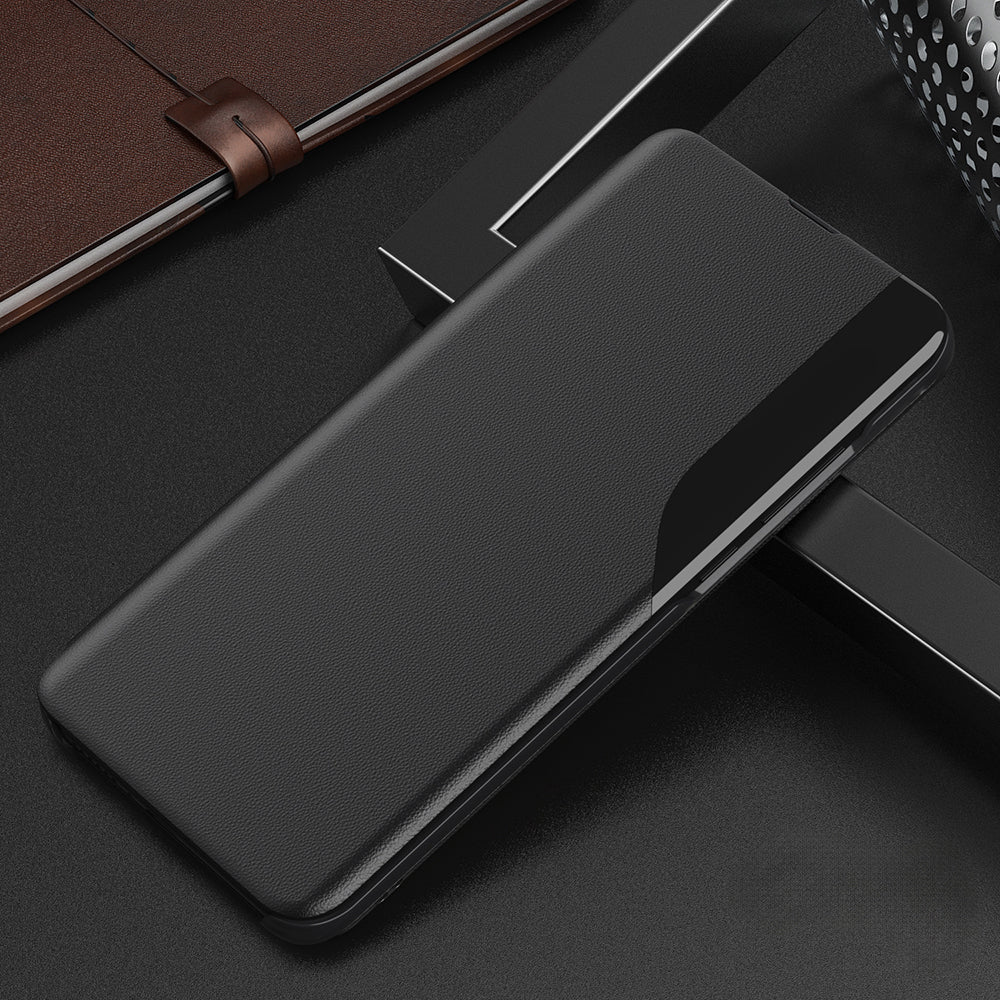 Vivo V40 5G Luxury Half Window Leather Flip Case