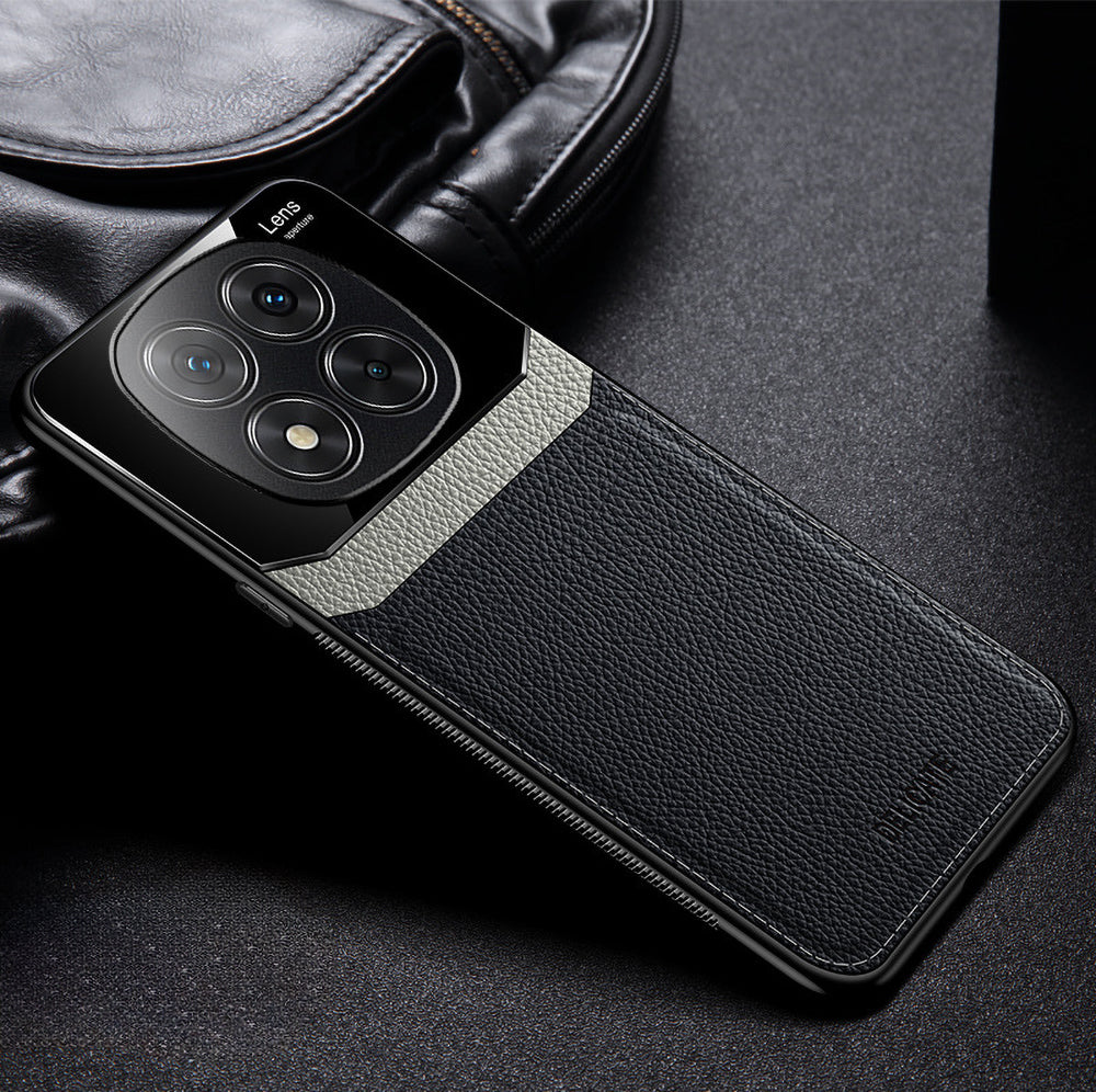 Redmi Note 14 Pro+ 5G Premium Leather Lens Protective Case