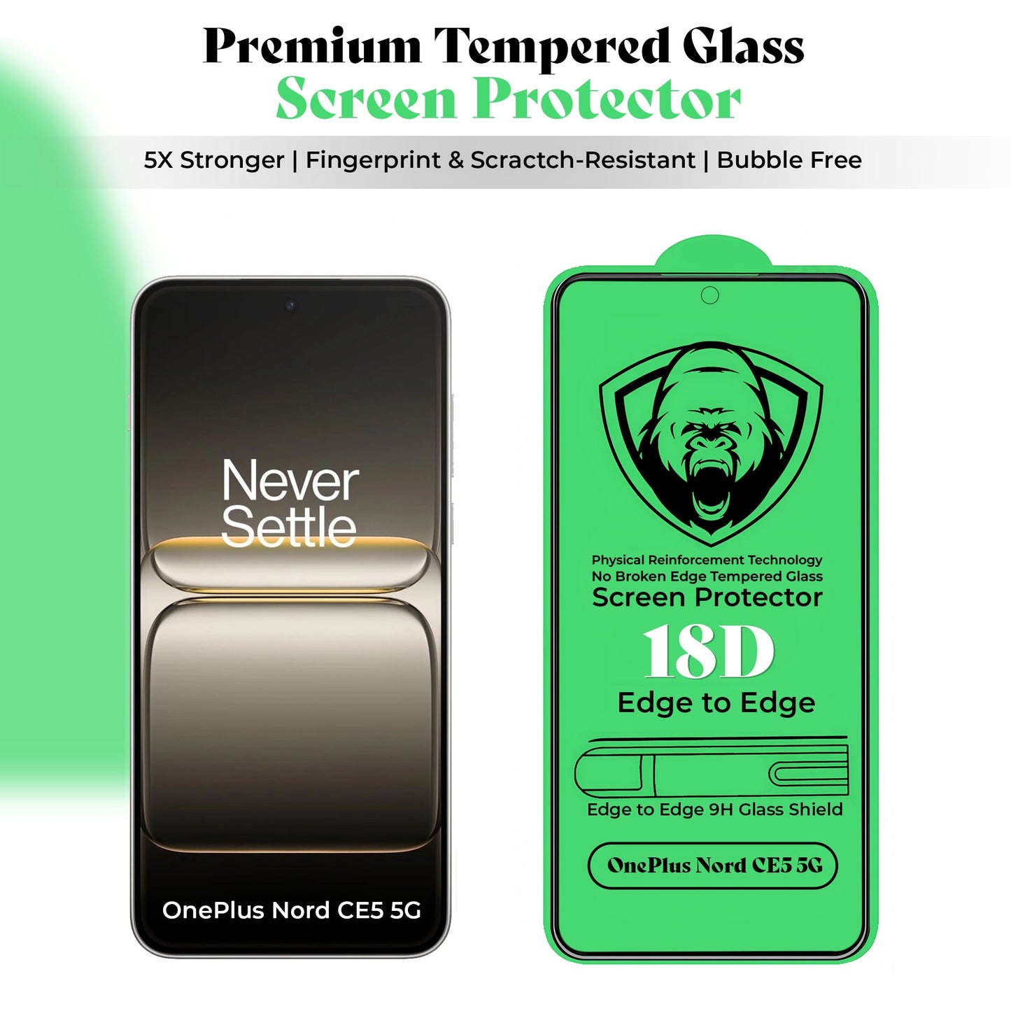 OnePlus Nord CE5 5G Aluminium Metal Bumper Shield Transparent Back Case