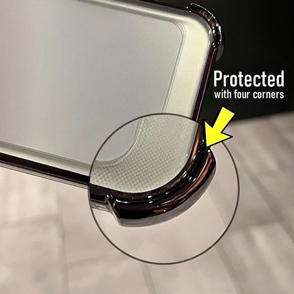 Oppo F27 Pro+ 5G Transparent Shockproof Case With Airbag Corners