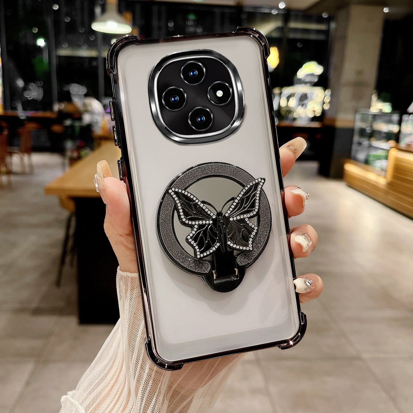 Oppo F31 Pro 5G Premium Butterfly Stand Airbags Case