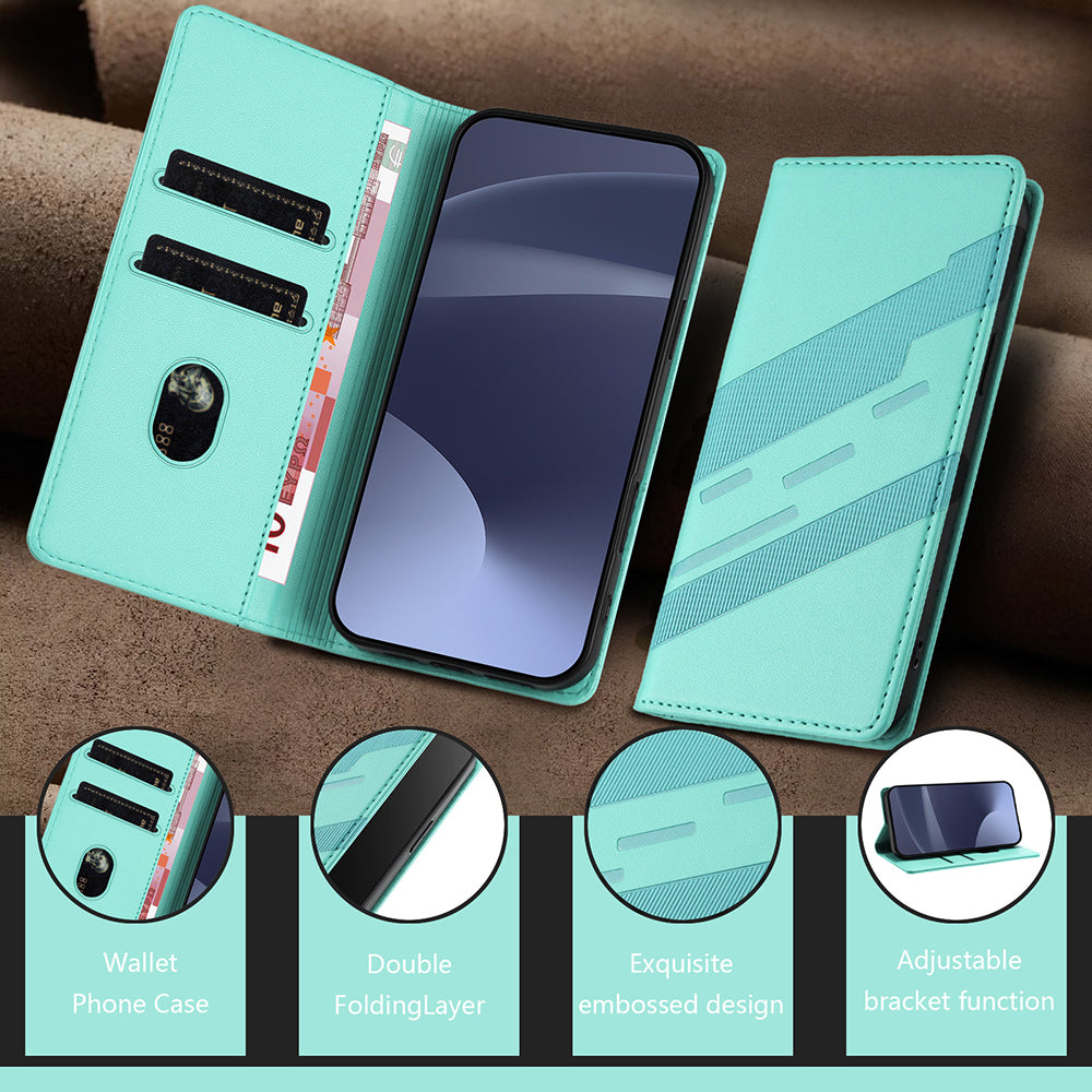Flip cover case for Oppo F29 Pro 5G with kickstand and card holder