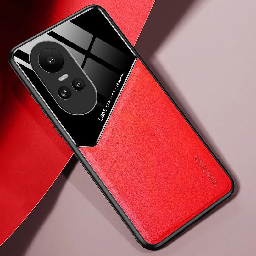 Oppo Reno 10 5G Luxury Generous® Leather Protective Back Case