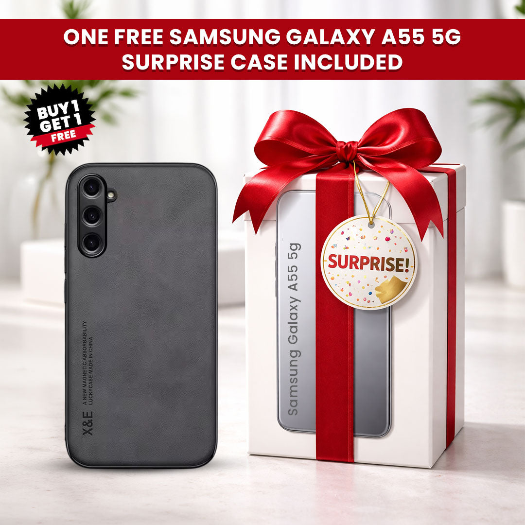 Samsung Galaxy A55 5G Comfortable Touch Sheepskin Leather Case (Buy 1 Get 1 Surprise Cover)