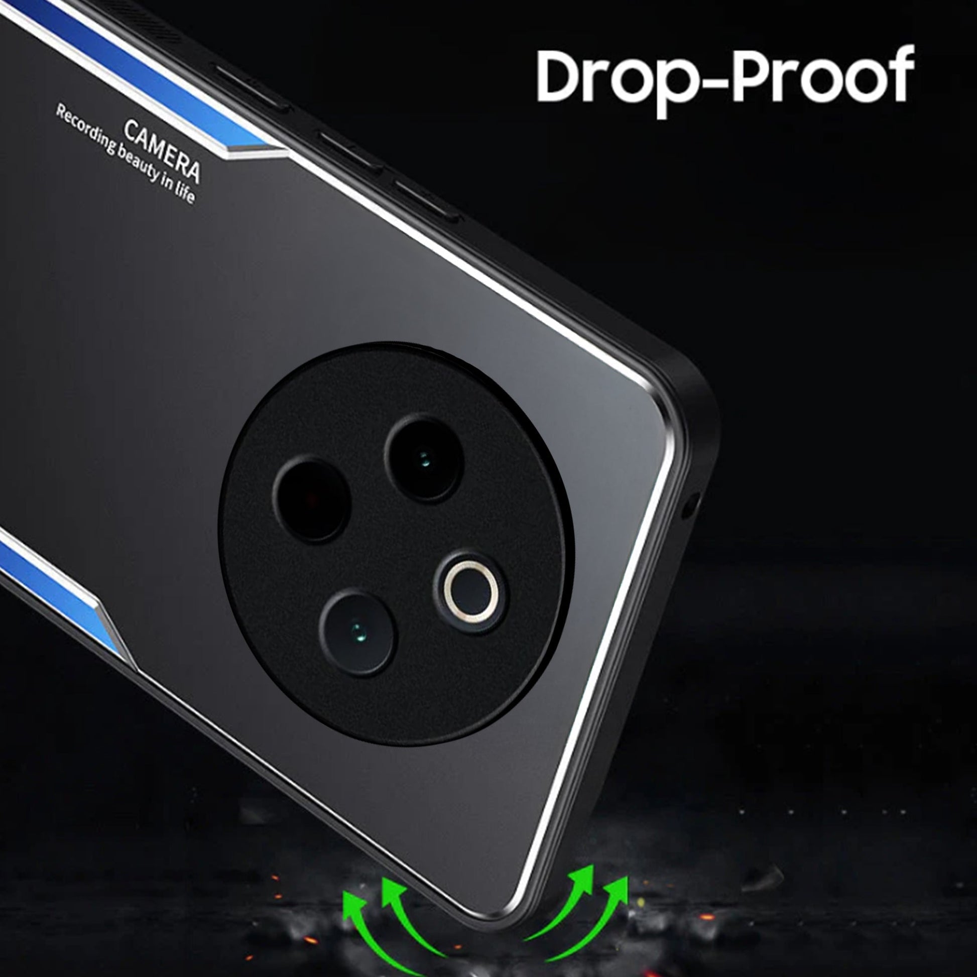 Vivo T4 5G Metal Frame Back Case