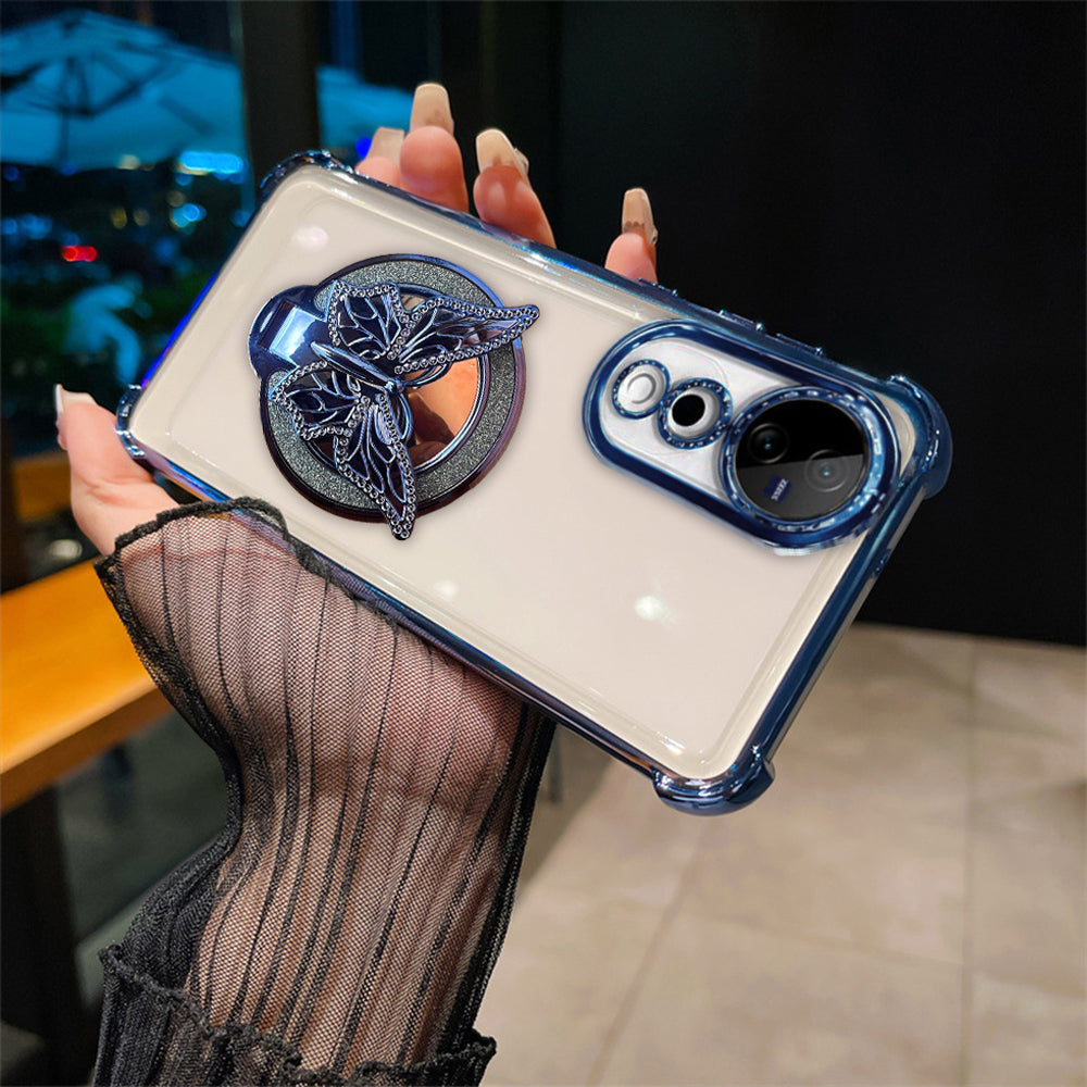 Vivo V40 Pro 5G Premium Butterfly Stand Airbags Case