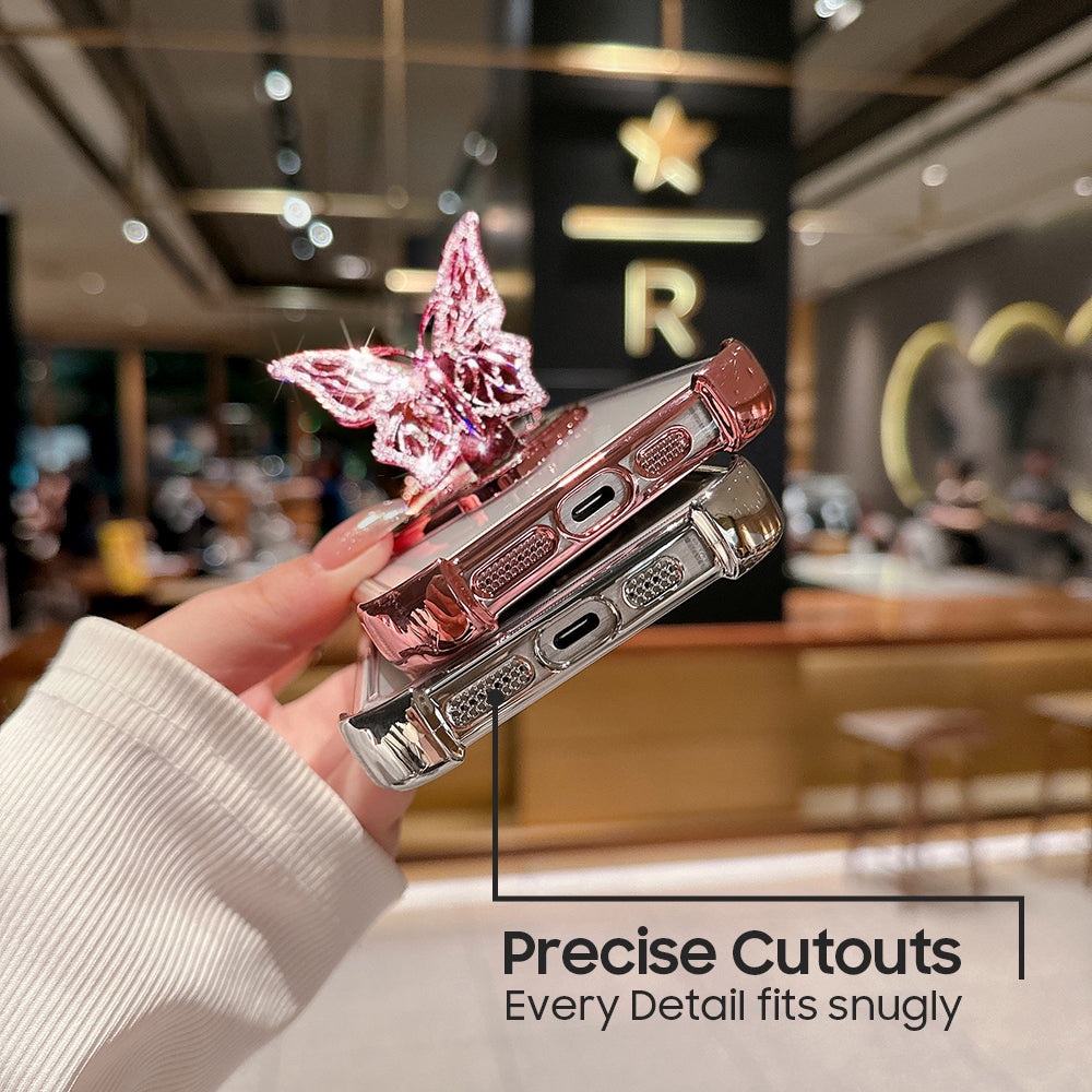 Vivo Y58 5G Premium Butterfly Stand Airbags Case