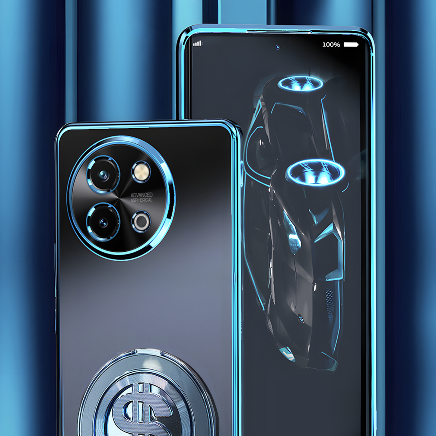 Vivo Y58 5G Electroplating Dollar Case