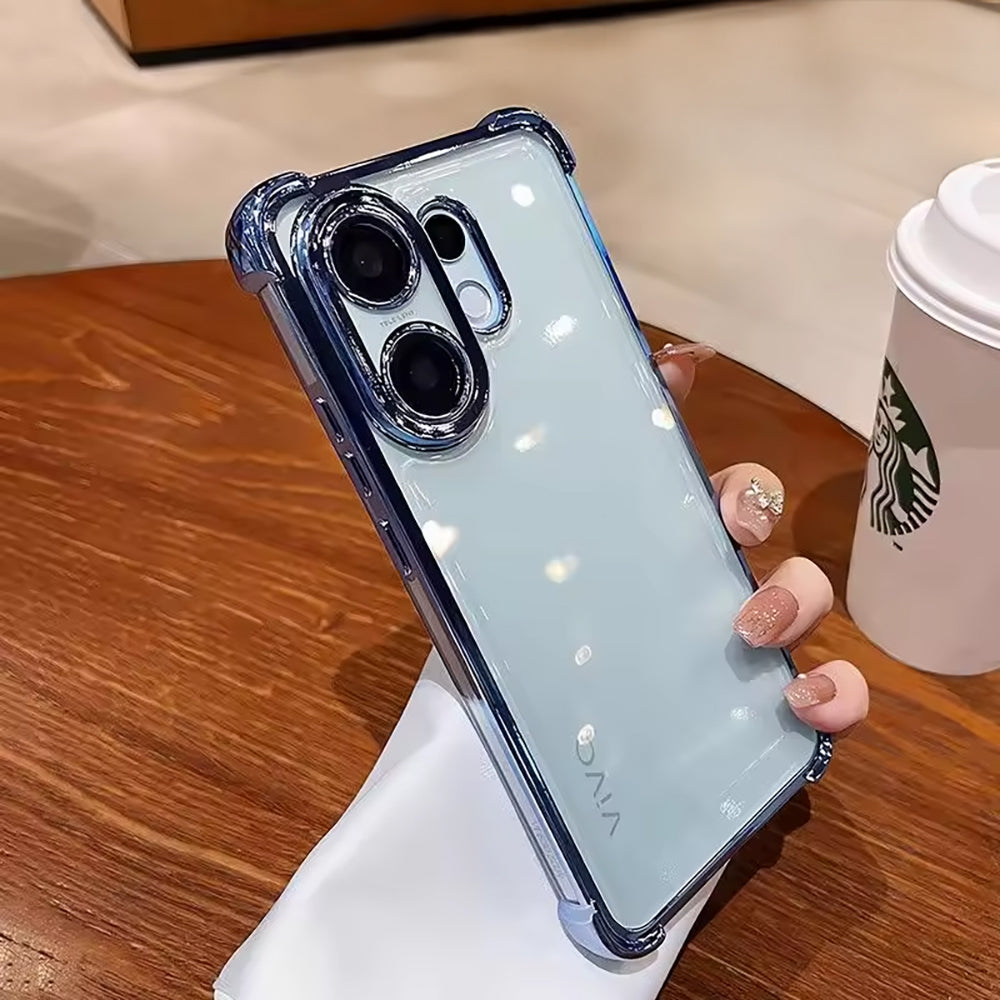 Vivo V60 5G Transparent Shockproof Case With Airbag Corners