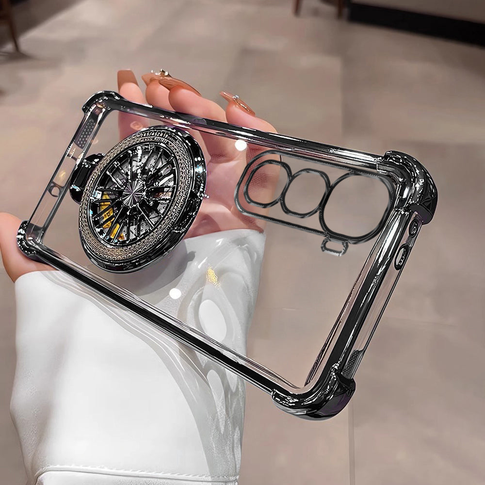 Vivo Y400 Pro back cover with built-in spinner wheel