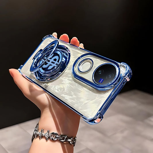 Vivo V50 5G Four Corner Airbags 100% Original Astro Money Magnet Rotating Dollar Case