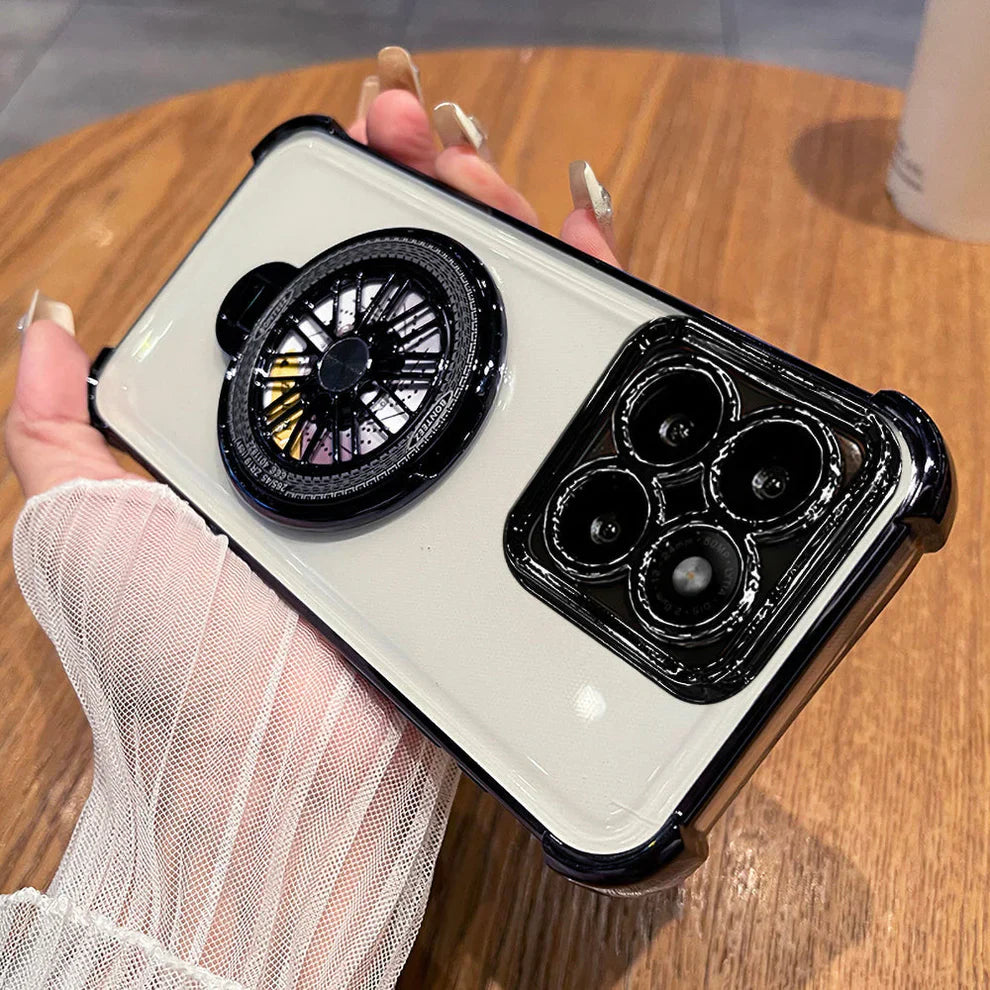 Motorola Edge 60 Stylus 5G Premium Stress Buster Wheel Rotating Shockproof Airbags Case